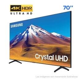 SMART TV SAMSUNG LED CRISTAL 70'' UHD 4K RECERTIFICADA DE FABRICA + 2021 + WIFI + PROTECTOR DE VOLTAJE