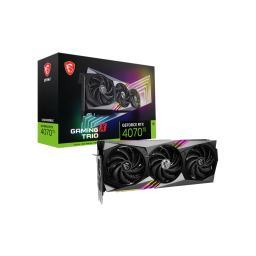 Tarjeta de Video MSI NVIDIA GeForce RTX 4070 TI Gaming Trio / 12 GB VRAM / 192 Bit / GDDR6