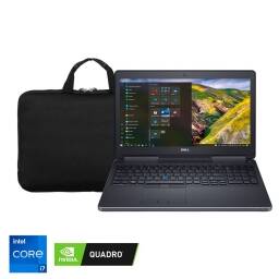 Dell Precision 7520  Intel Core i7  16GB RAM  NVIDIA Quadro  240GB SSD  15.6 FHD  Windows 10 Pro